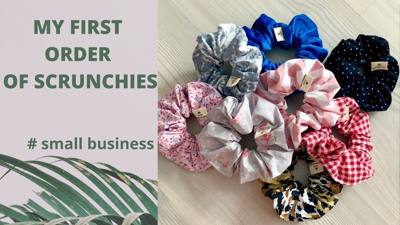 Starting Small business with small budget/first orders of scrunchies/Let's make scrunchies together!