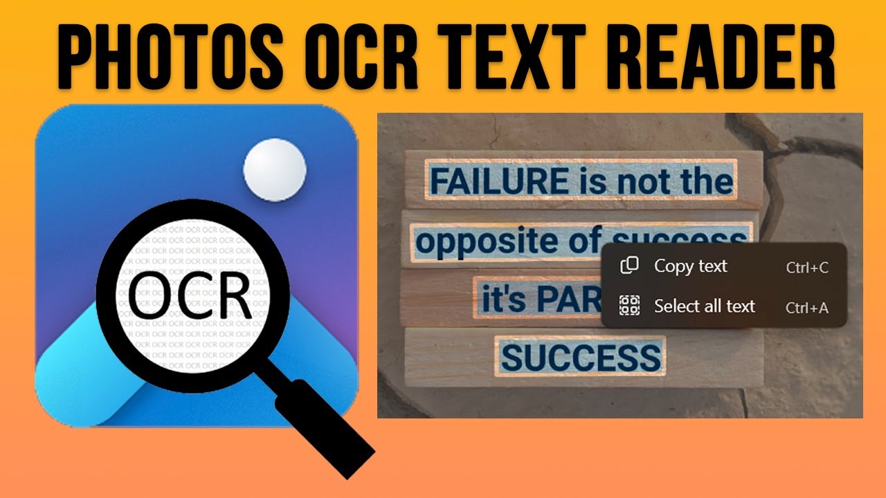 How to Use the Windows Photos App OCR Text Selection Feature to Copy Text from Images