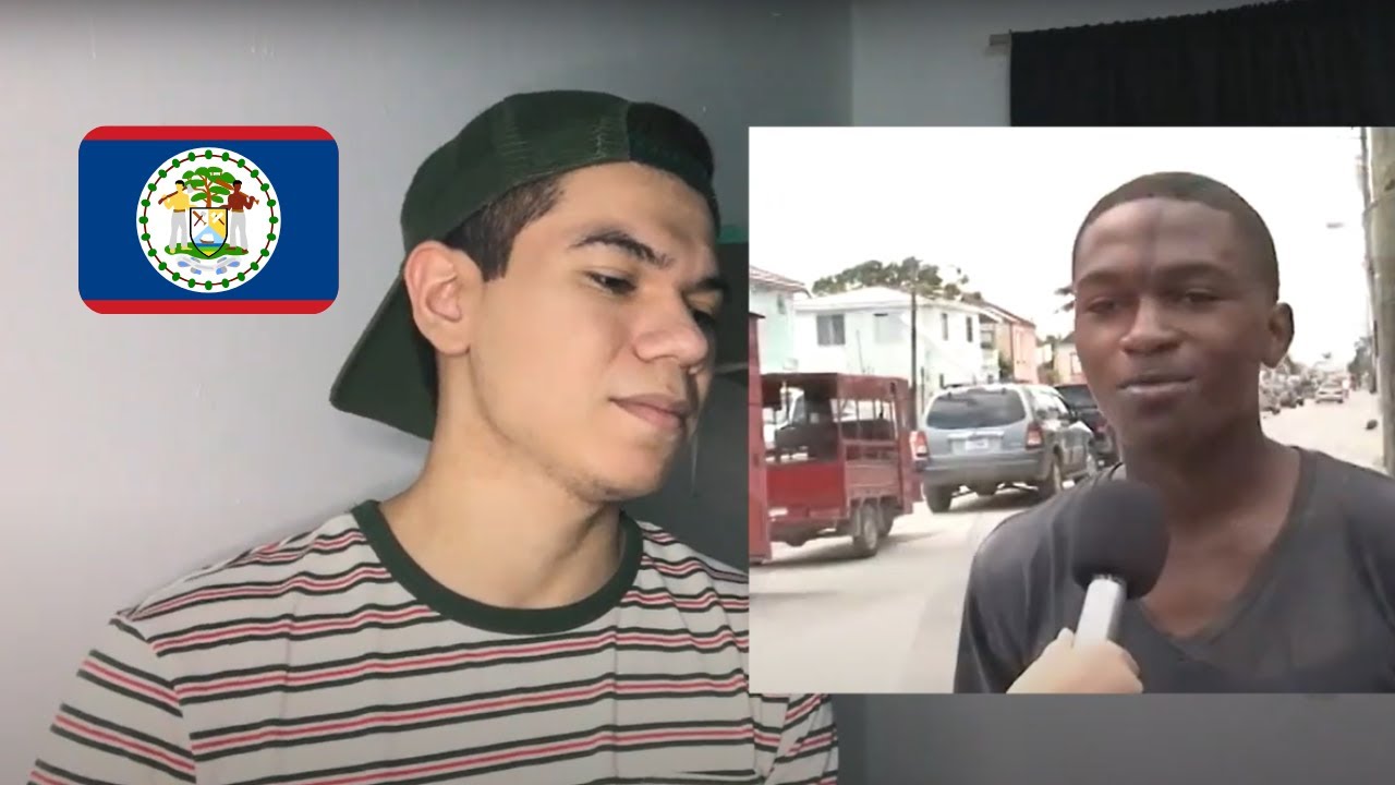 Chico hispano reacciona al Inglés de Belice | ¿Cómo es el inglés de #Belice? 🇧🇿