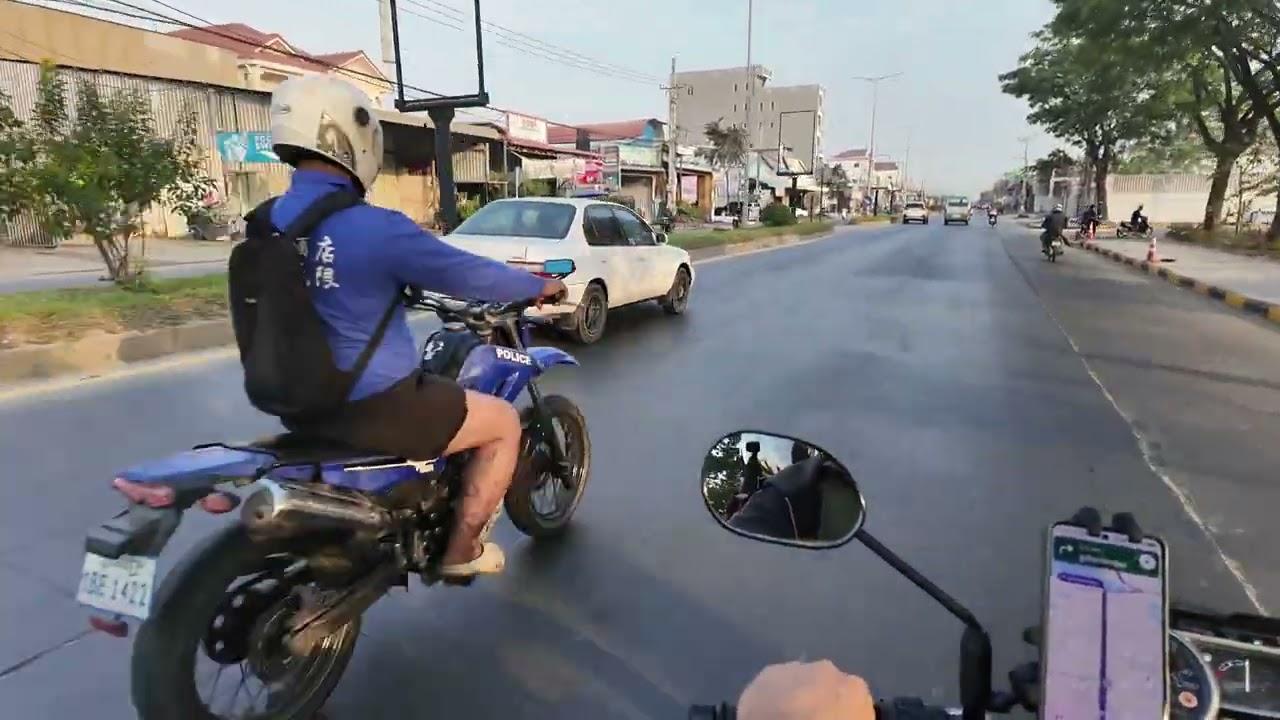 Fahrt in die Provinz nach Kampong Chhnang, National Road 5