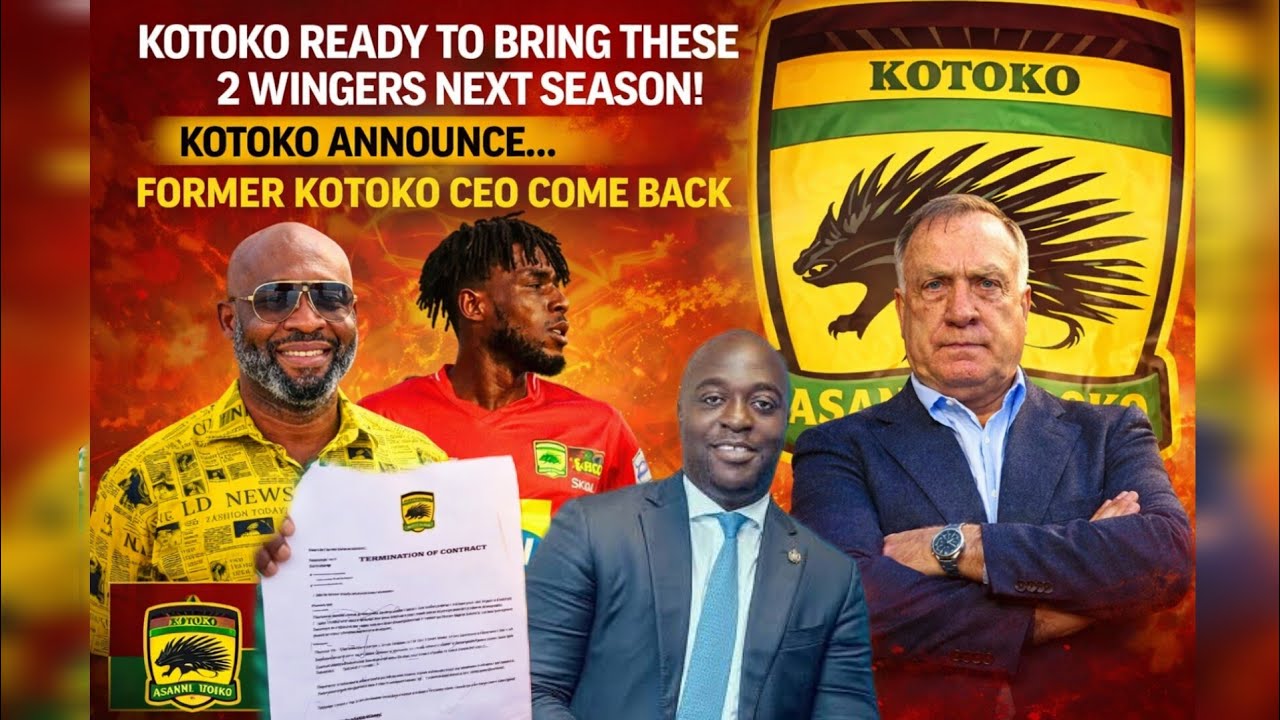 GOOD: KOTOKO READY TO BRING THESE  2 WINGERS NEXT SEASON...KOTOKO ANNOUNCE...NANA YAW AMPONSAH COME