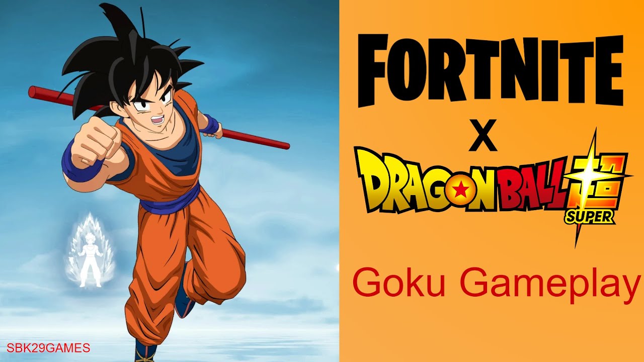 Fortnite 7 Kill Son Goku Gameplay (No Commentary) + Mythic Kamehameha and Nimbus Cloud Gameplay.