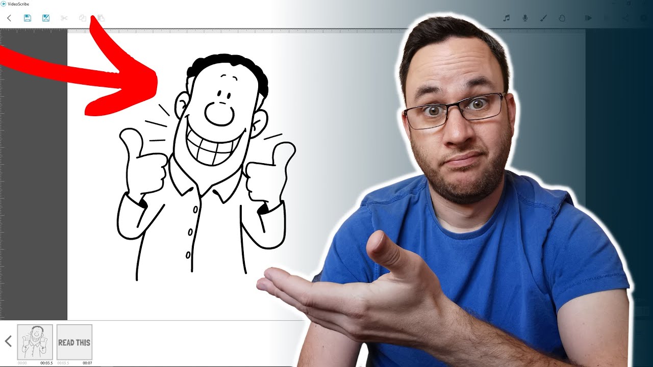 Быстрая и простая анимация на доске с помощью VideoScribe