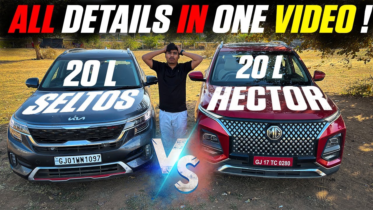 kia seltos vs mg hector comparison.