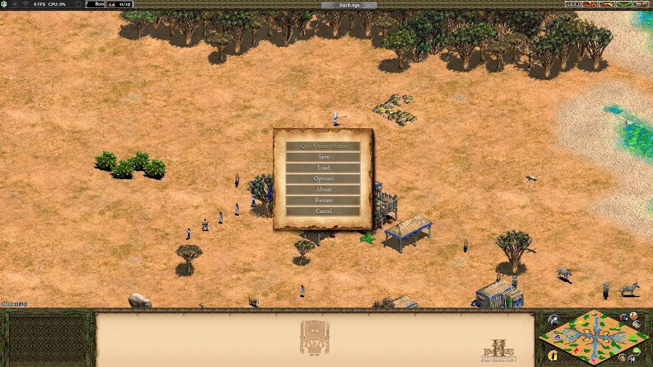 AoE2 AoK Gameplay Dextara Age of Empires 2 Hardest difficulty win