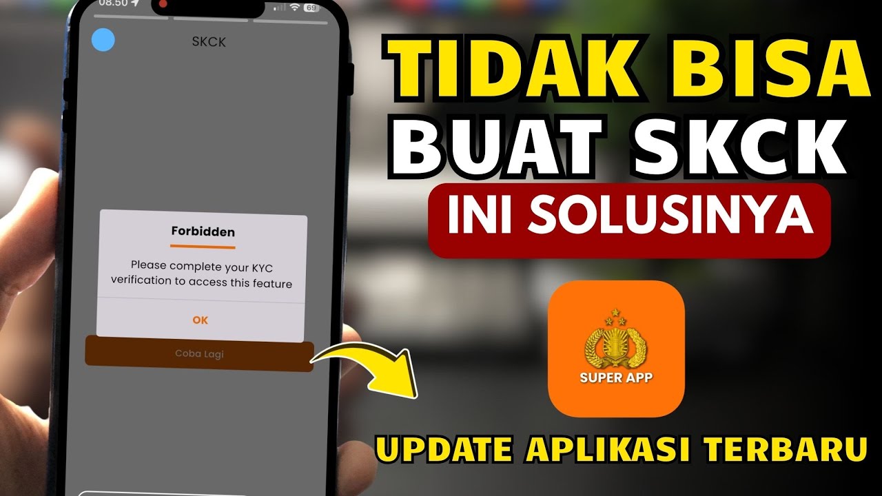 Cara Mengatasi Tidak Bisa Membuat SKCK Online di Super App Polri Terbaru