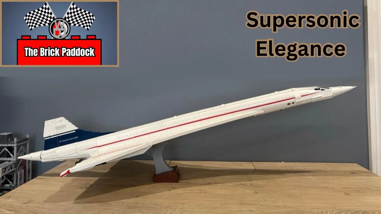 The Brick Paddock: LEGO Concorde — икона сверхзвуковой авиации.