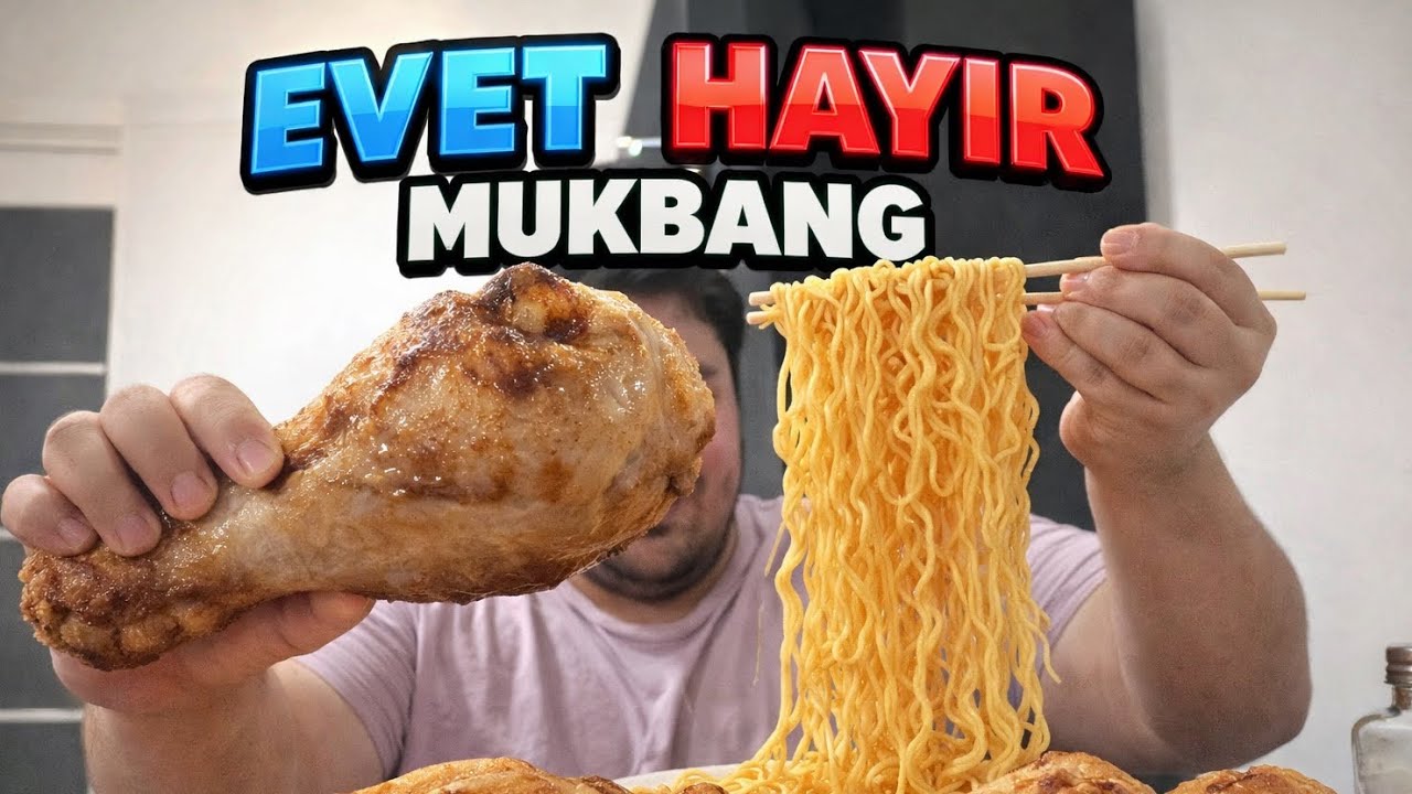 TAVUK&NOODLE MUKBANG ASMR|ESKİ SEVGİLİMİ STALKLIYORUM 