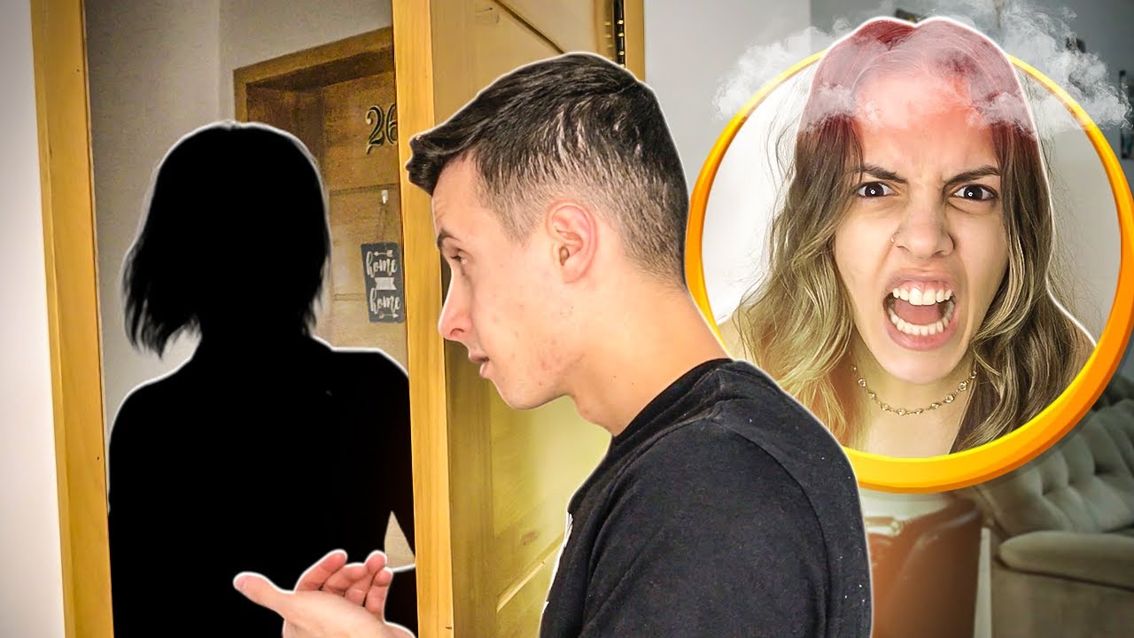 TROLLEI MINHA NAMORADA CHAMANDO A VIZINHA PARA IR EM CASA!!