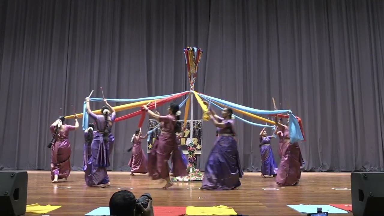 Pinnal Kolattam Dance, New Year Celebration at BITS Pilani Hyderabad Campus Auditorium.