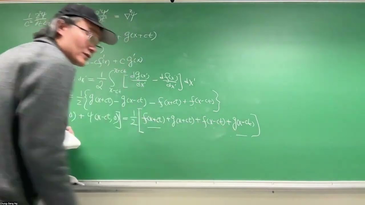 Arfken Section 9.6 Wave Equation