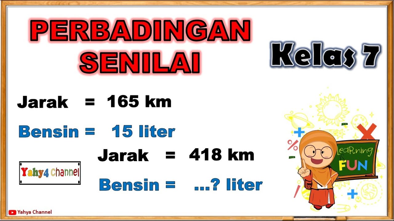 Cara Menghitung Perbandingan Senilai Matematika SMP Kelas 7