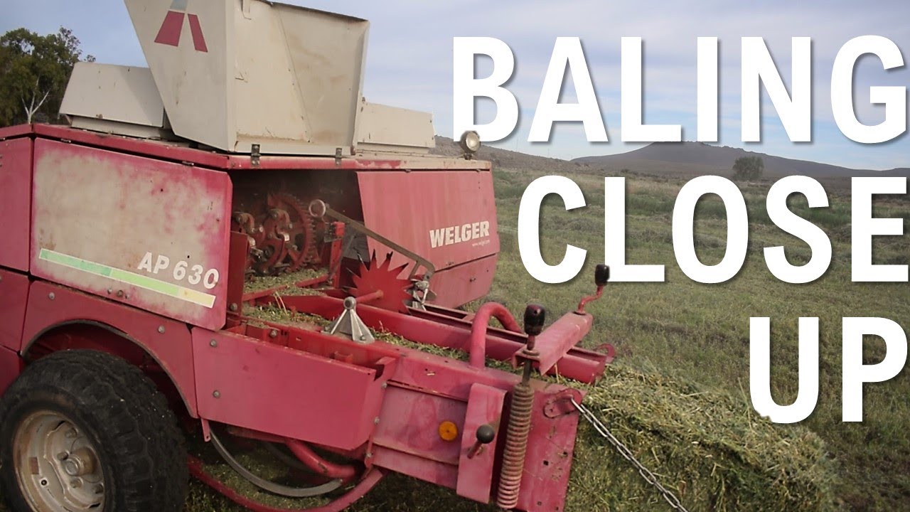 Getting up close with baling