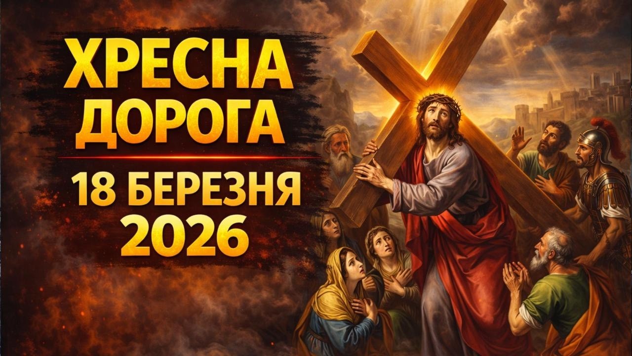 Хресна дорога 2026”, Великий піст, Страсті Христові, 18 березня, Україна