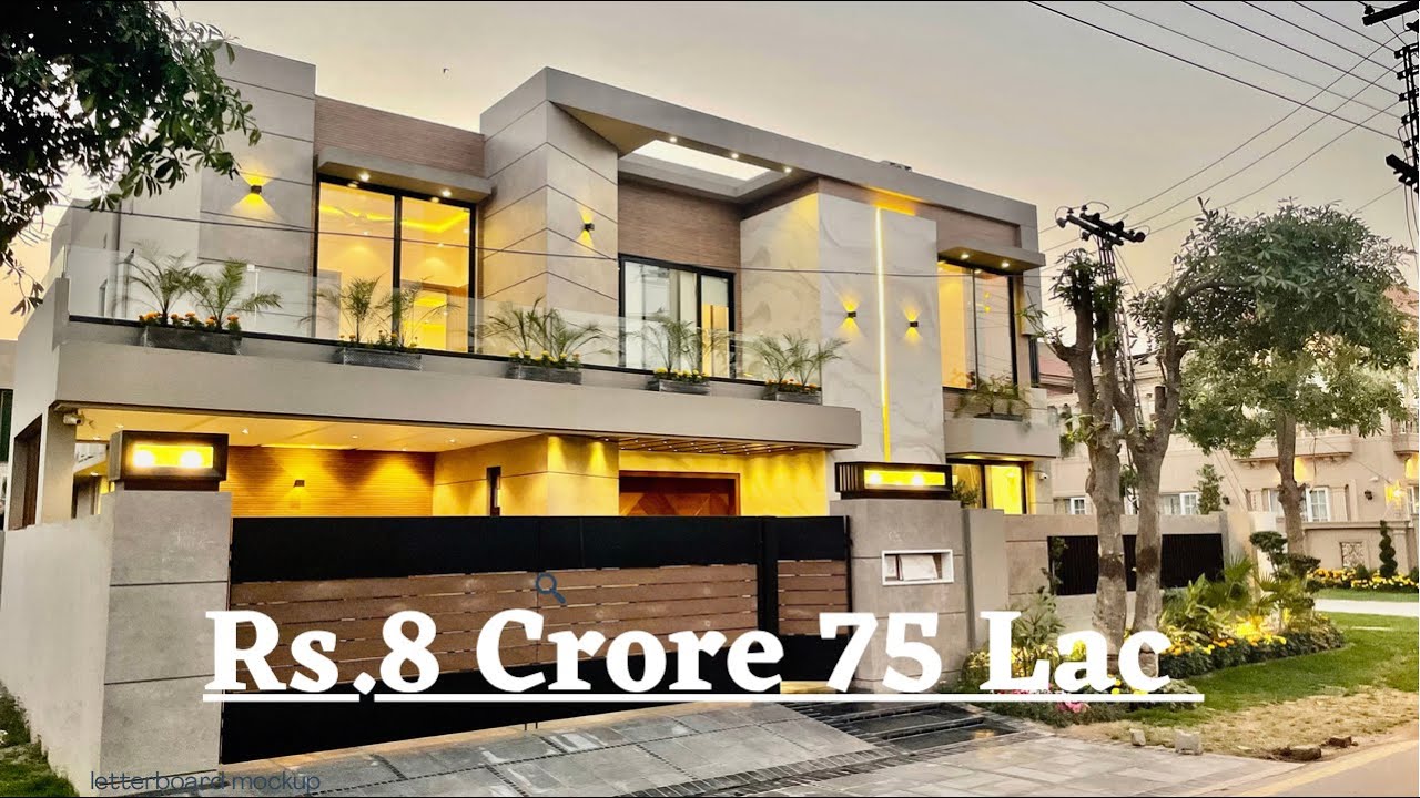 1 kanal Modern Design House For Sale In DHA Lahore #PropertyMatters #DHA #Lahore