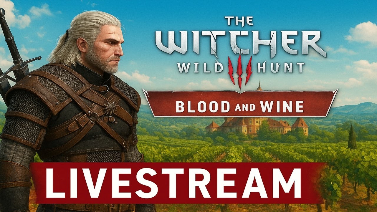 Wiedźmin 3 KREW I WINO na żywo! Najlepsze DLC w historii? 😱🔴🐺| 