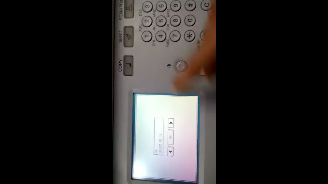 Как печатать тесты на на Canon IR 2520/2530. How to test print Canon IR 2520/2530.