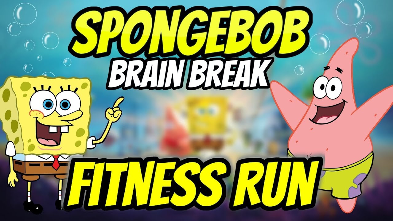 🧽 SpongeBob 🧽 Fitness Run | Brain Break | GoNoodle Inspired