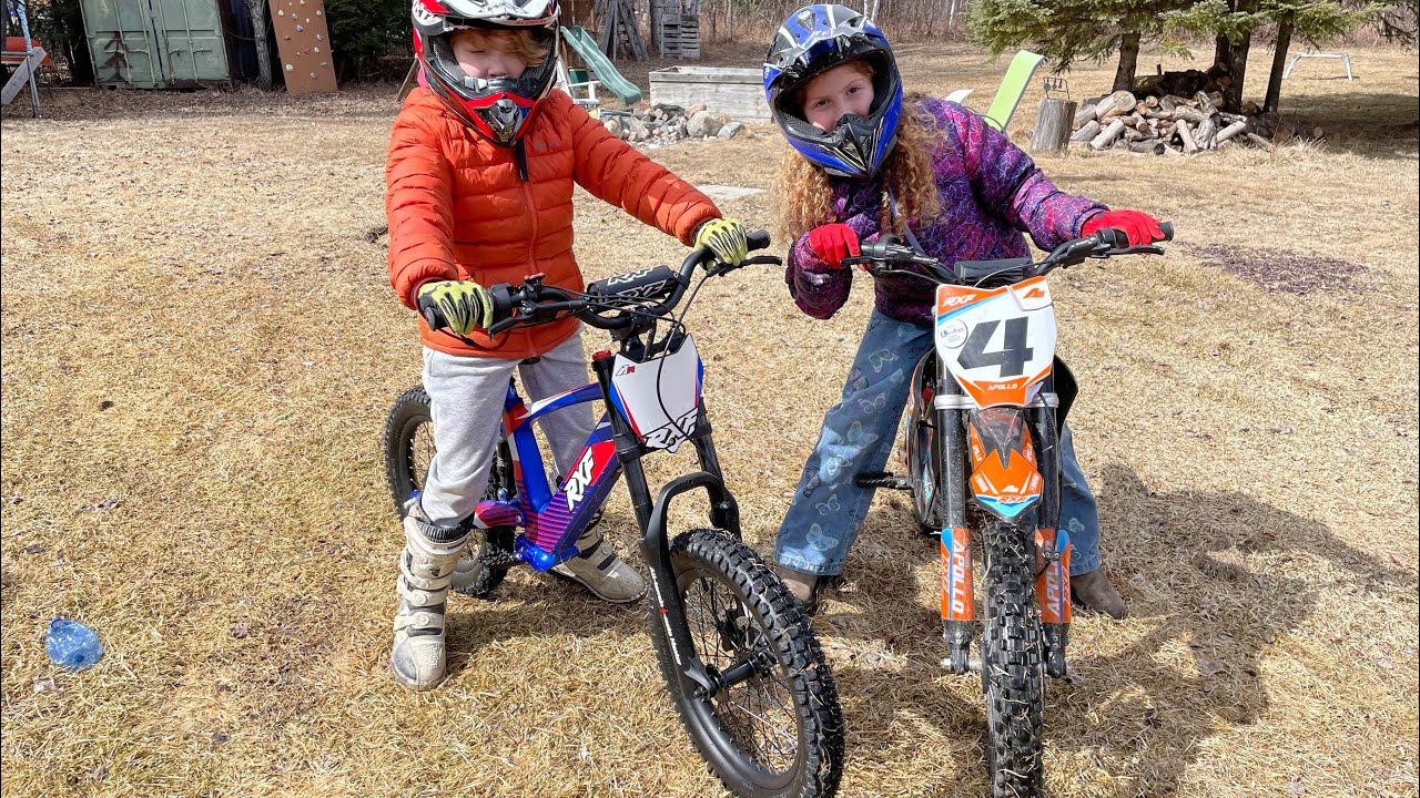 RXF Evo 18” Racing Apollo Kids electric dirt bike review!