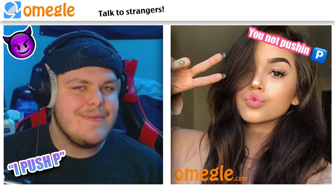 OMEGLE but I'm PUSHING 🅿️ - (Omegle funny moments)