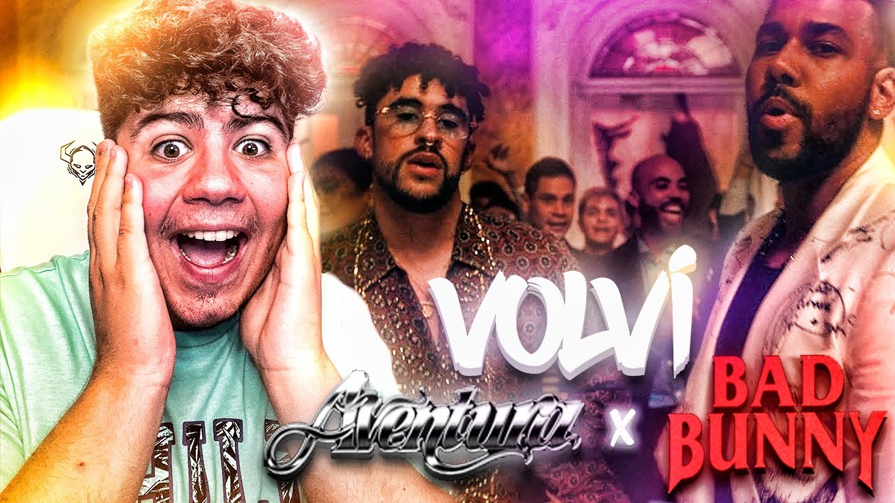 BAD BUNNY EN BACHATA 🤪❤️ REACCIONO a Aventura, Bad Bunny - Volví (Video Oficial)