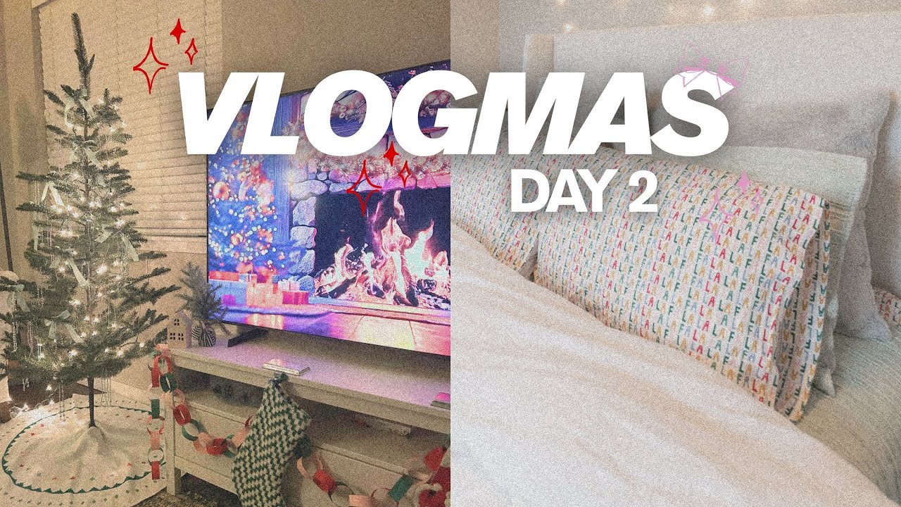 VLOGMAS DAY 2 | creating my version of Christmas magic ✨🎄