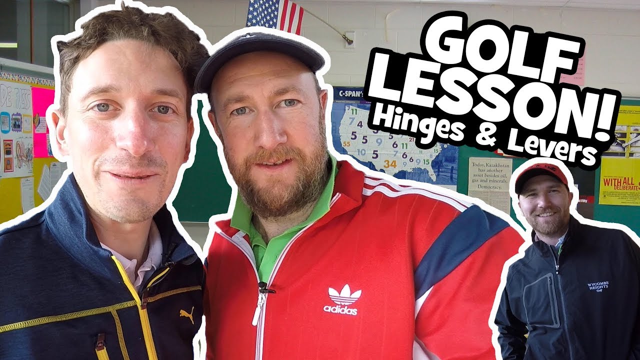 Hinges & Levers! | Golf Lesson at Wycombe Heights with Alex Horne & John Robins