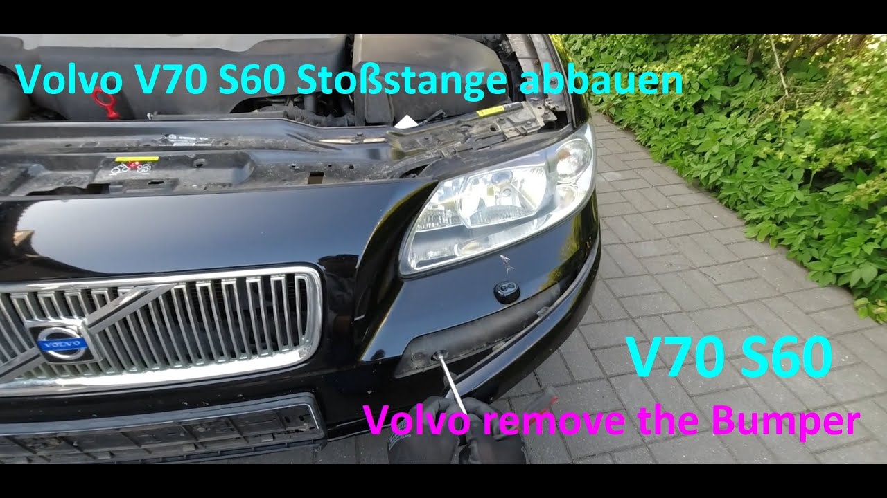 Volvo V70 S60 Stoßstange abbauen