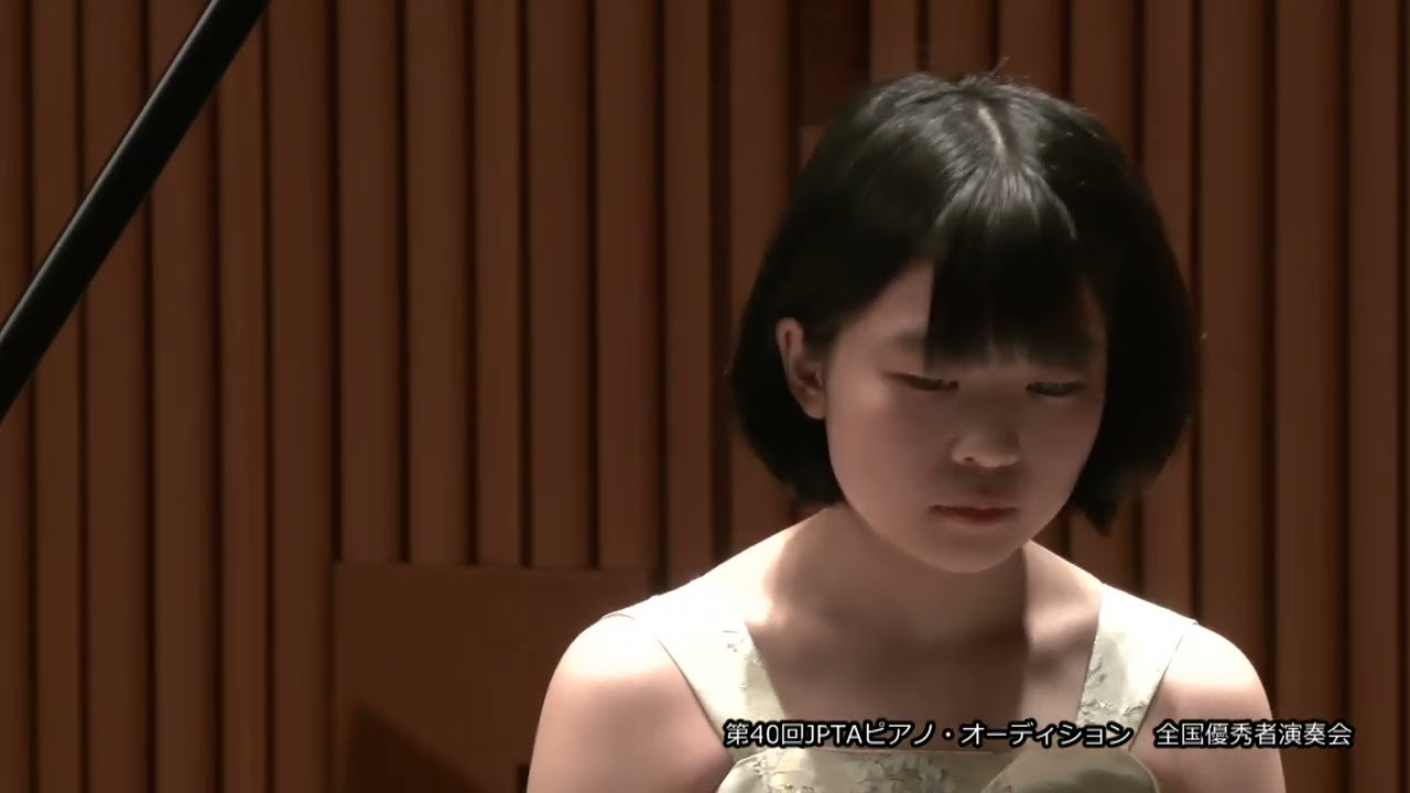 ラヴェル：ソナチネ 第２、３楽章／第40回JPTAピアノオーディション　B部門　全国大会優秀賞　佐藤千夏（中1）