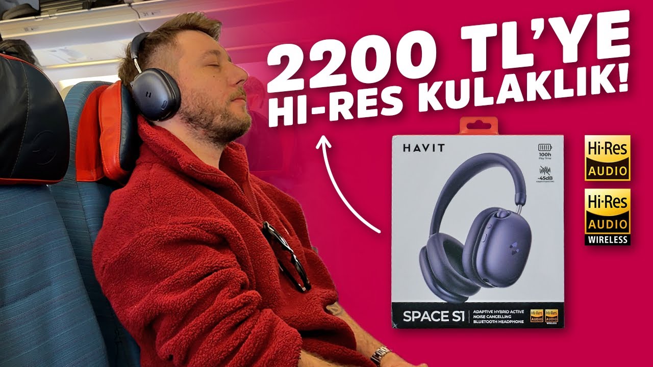 F/P şampiyonu mu? 2200 TL'ye Hi-Res: Havit H670BT Space S1