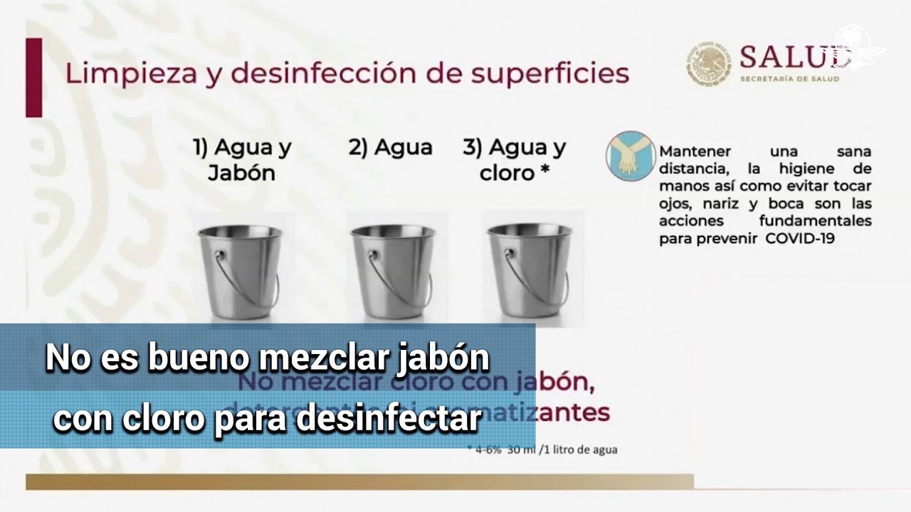 Esta es la forma correcta para desinfectar superficies