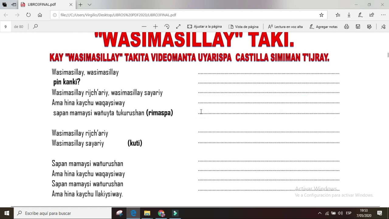 WASIMASILLAY TAKI