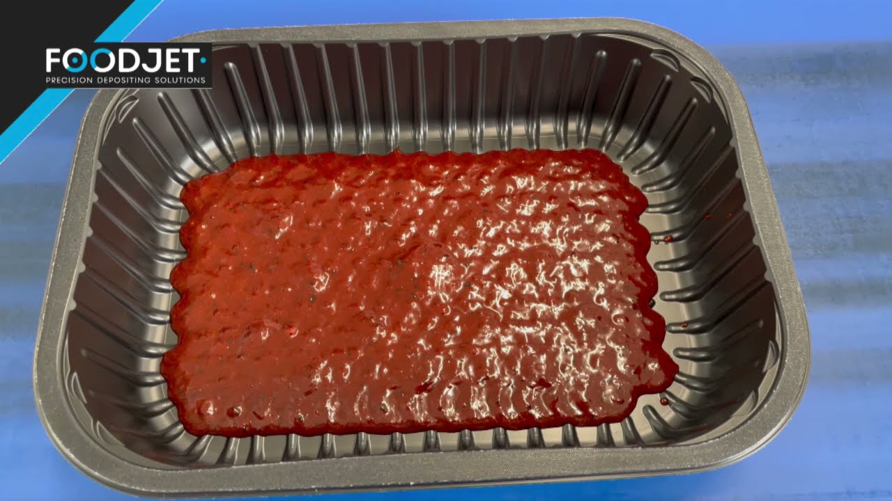 BBQ Dosing Exactly into the Tray: No Spillage | FoodJet Sauce Depositors