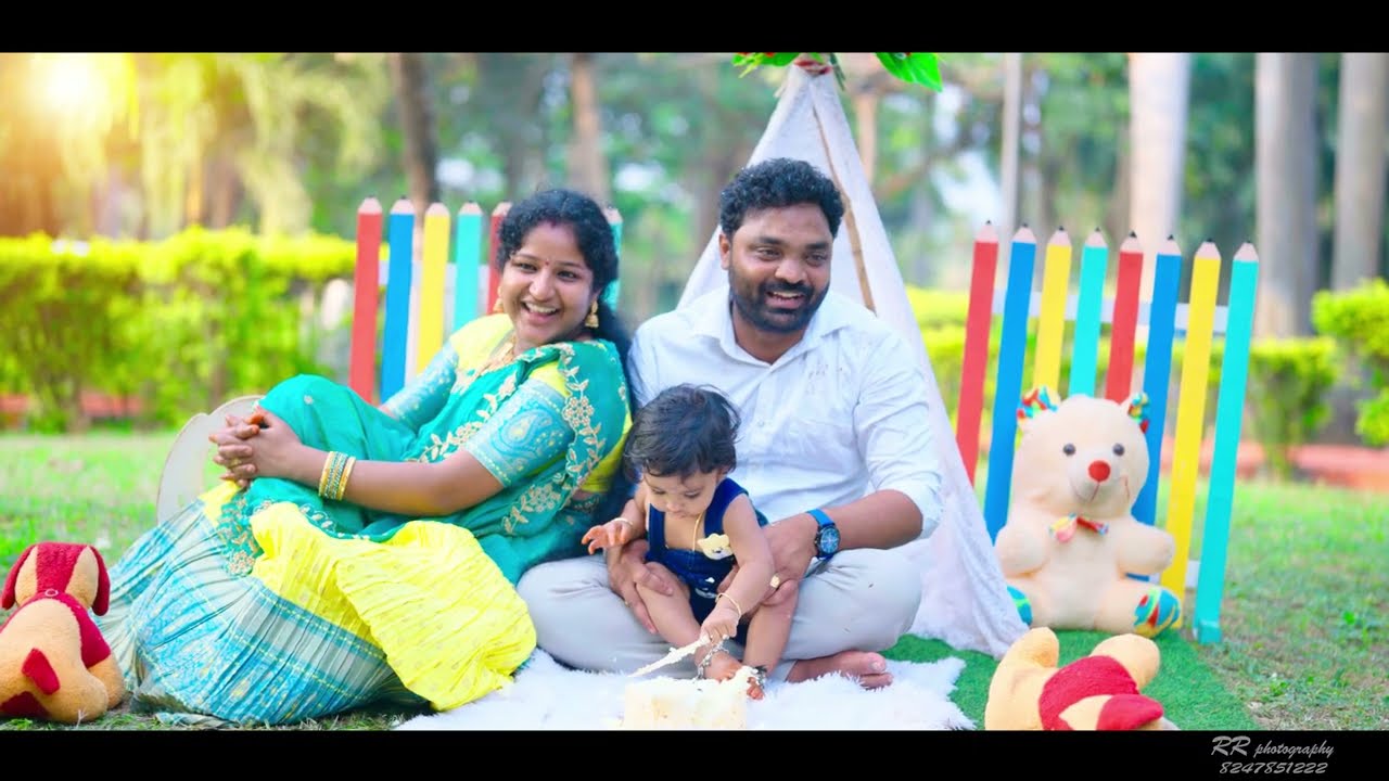 HARSHITHA SREE#1stbirthdaycelebration #cakesmash #vizag #viralvideo #rrphotography