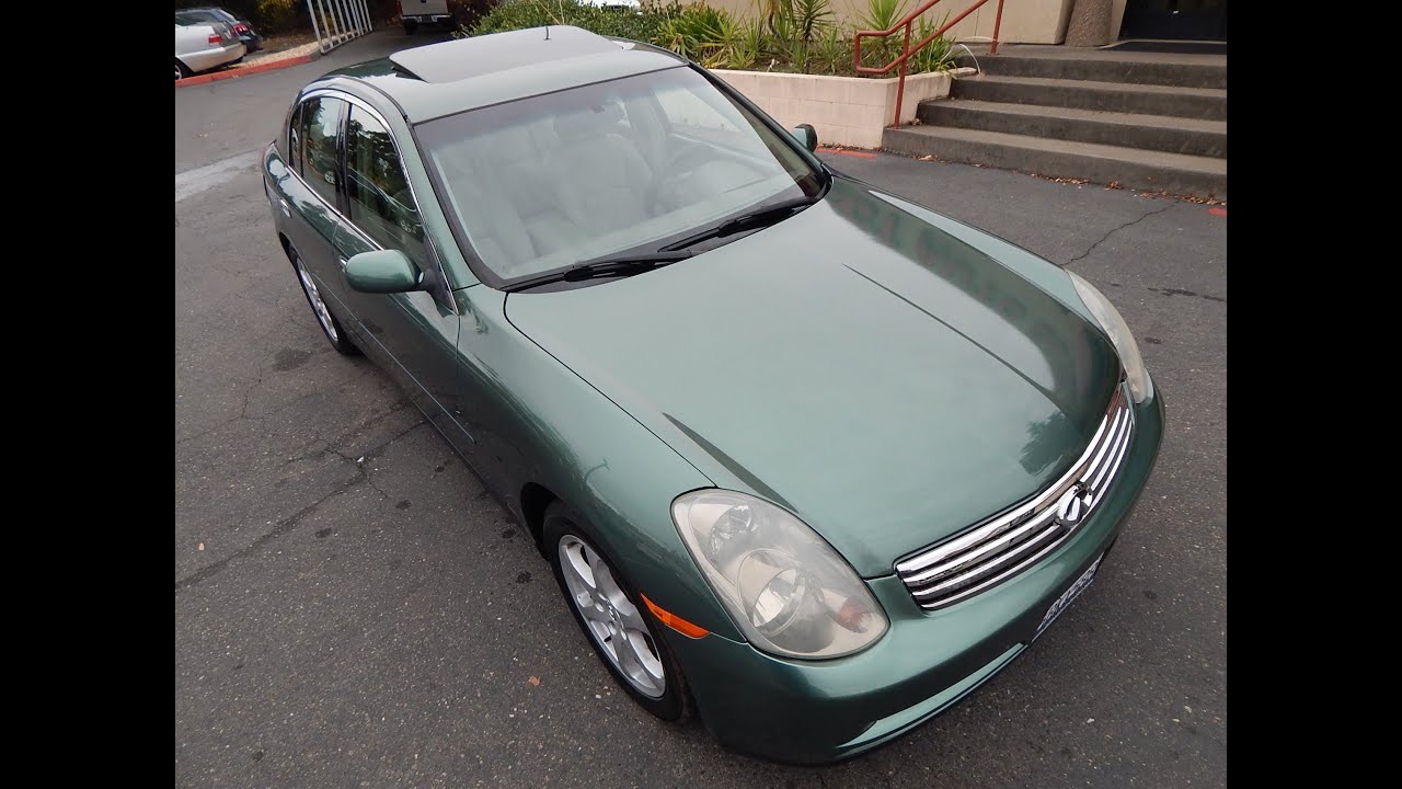 2003 Infiniti G35 Sedan in depth walk around video review!