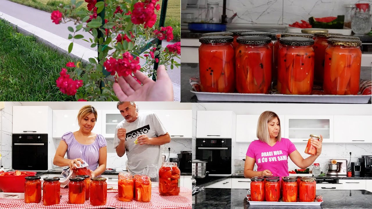 Kisele paprike bez konzervansa i vinobrana👌