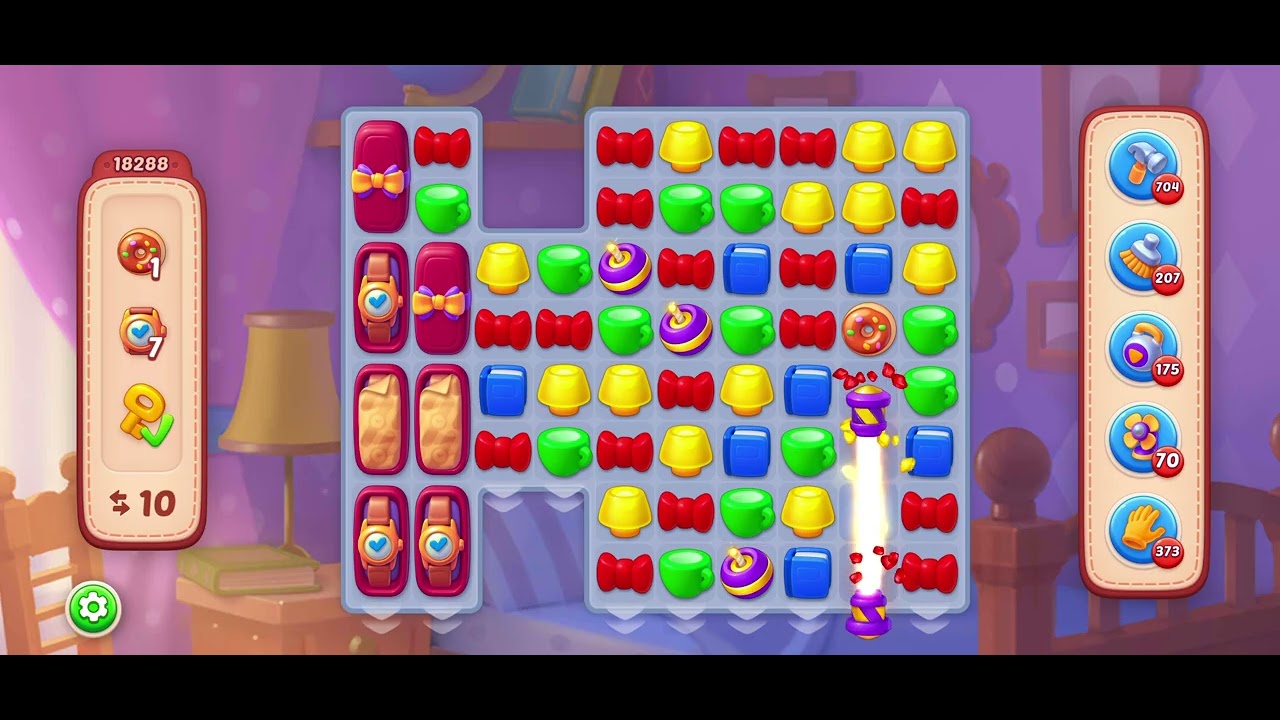 Homescapes Level 18288  -- No cheats
