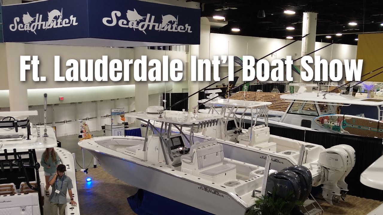 Международная выставка лодок в Форт-Лодердейле 2025 | SeaHunter Boats и лучшие морские технологии