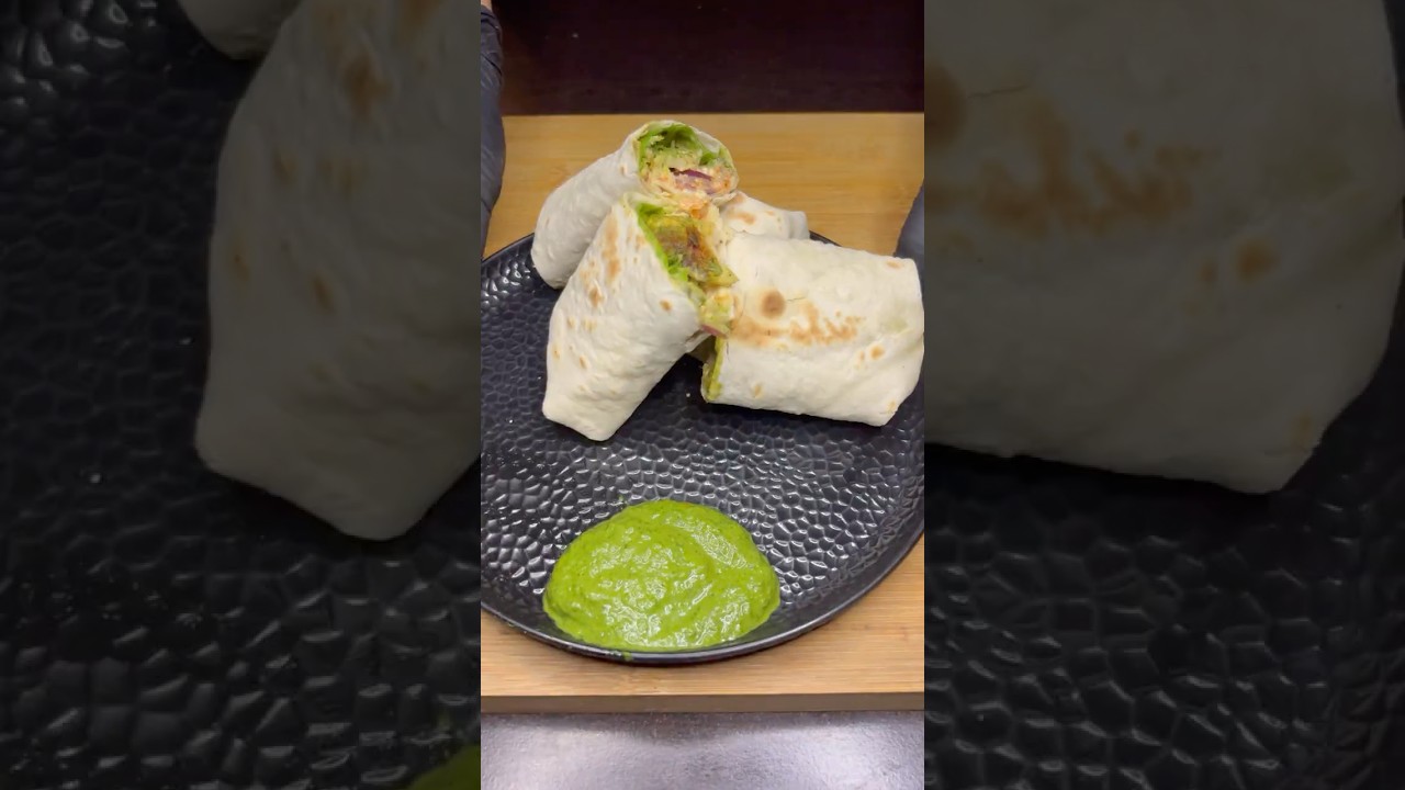 Chicken wrap ASMR Cooking. #shorts #cooking #food #recipe #rasoiwithnishaasmr.