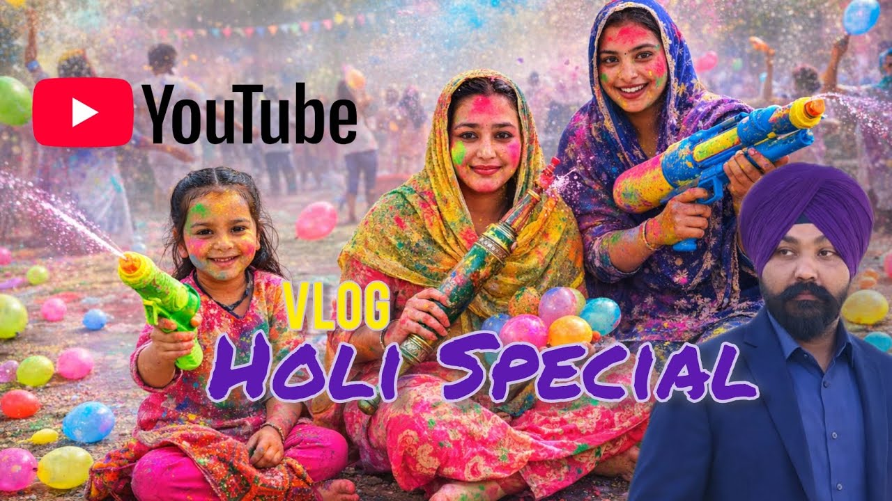 🌈🖍️Happy Holi  | #dailyvlog #youtubevideo #holi #subscribemychannel 