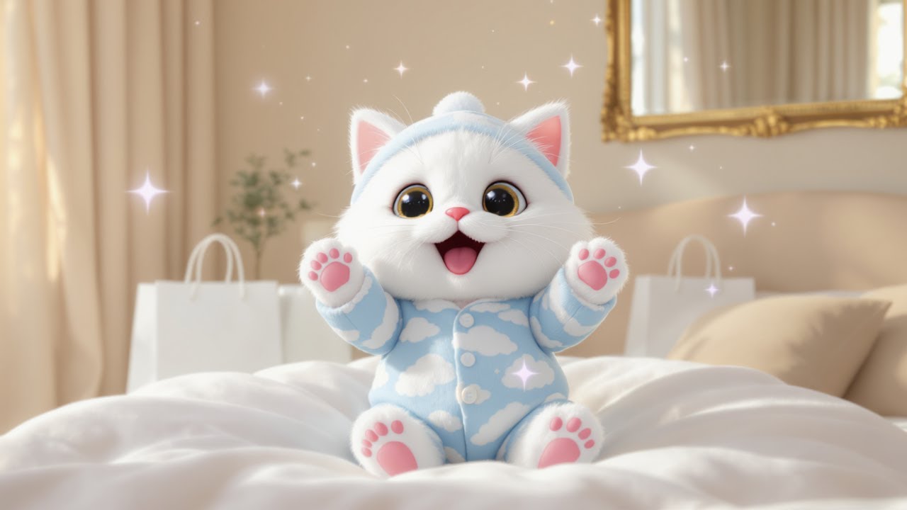 【社畜ねこのゆき】新しいパジャマを買いに行ったゆきの1日に密着🐱👚