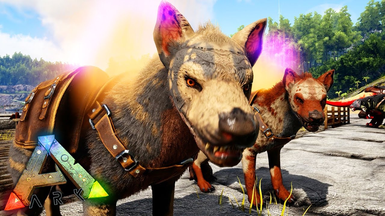 ARK PRIMITIVO #63 - Sai FARMAR com as DUAS HIENAS!