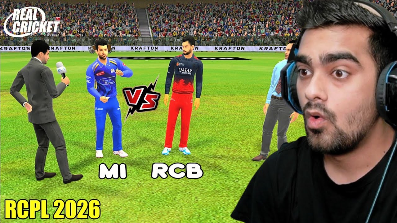 IPL Auction 2026! RCB Vs MI Real Cricket (Hardcore Mode)