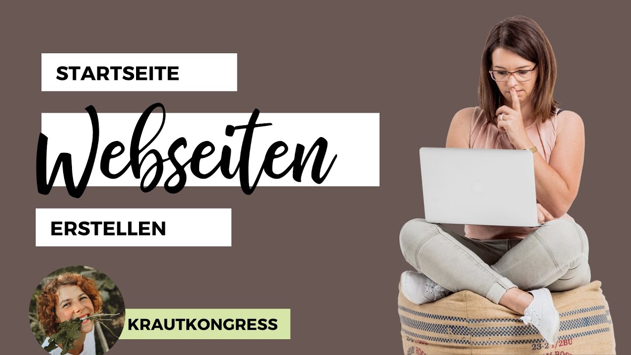Startseite erstellen - auf dem Krautkongress mit Melanie von Lunaherbs