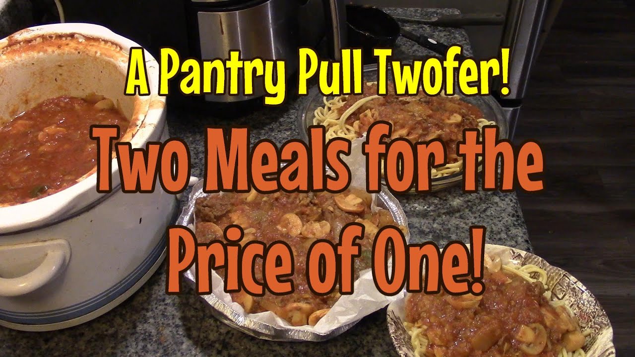 Pantry Pull Twofer! One Sauce, Two Suppers!
