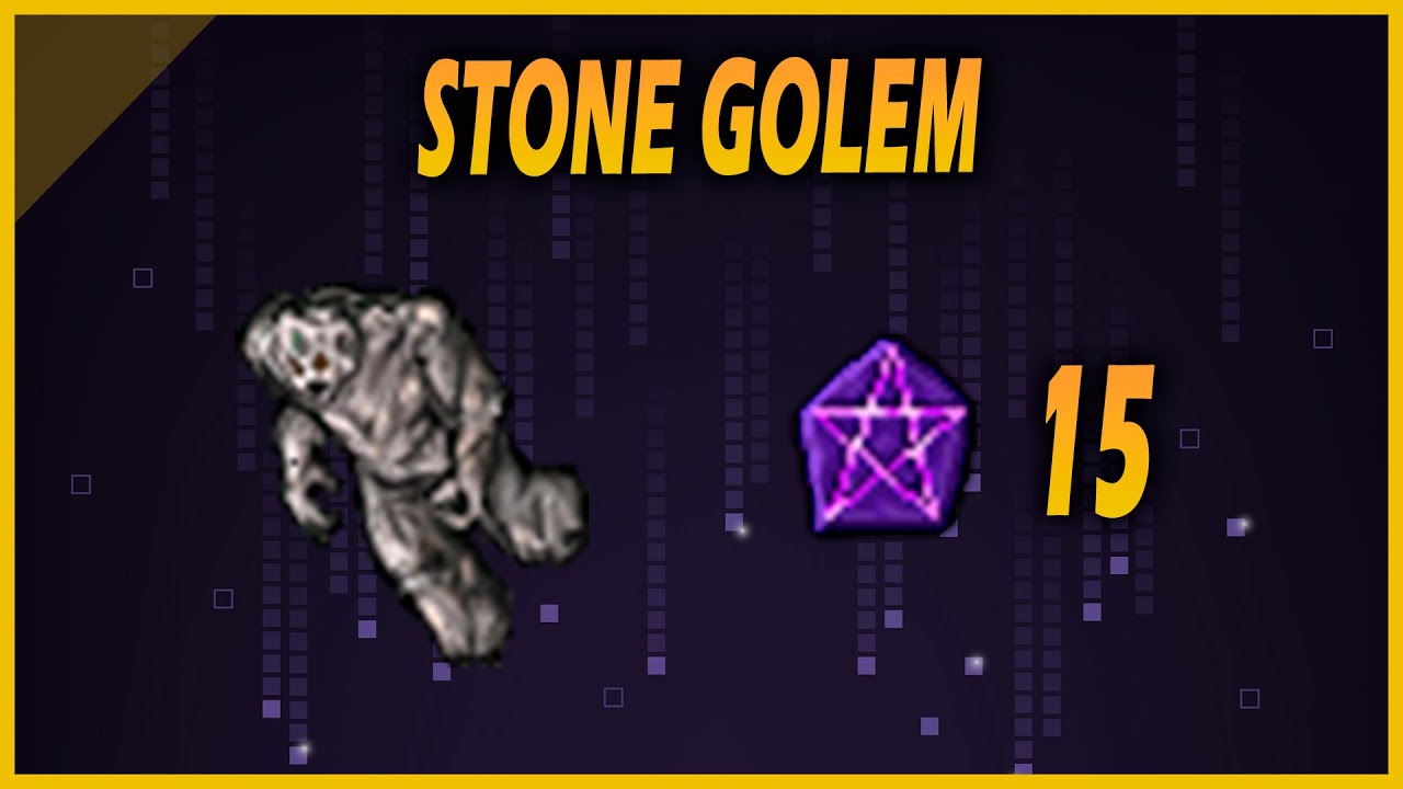 [BESTIARY] - STONE GOLEM | 15 PONTOS DE CHARM (NORMAL RESPAWN)