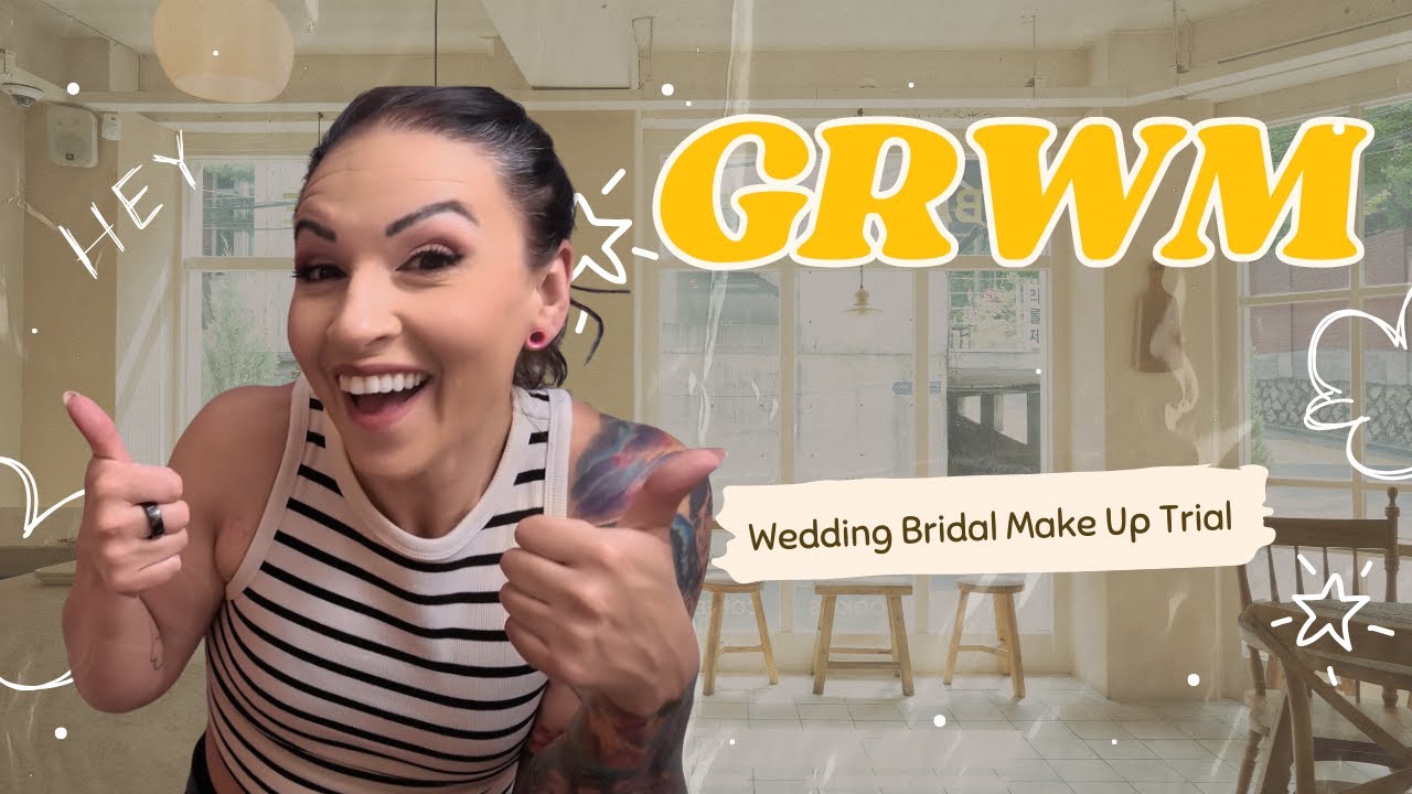 GRWM: My Wedding Makeup Trial 💄 Doing My Own Bridal Glam?!