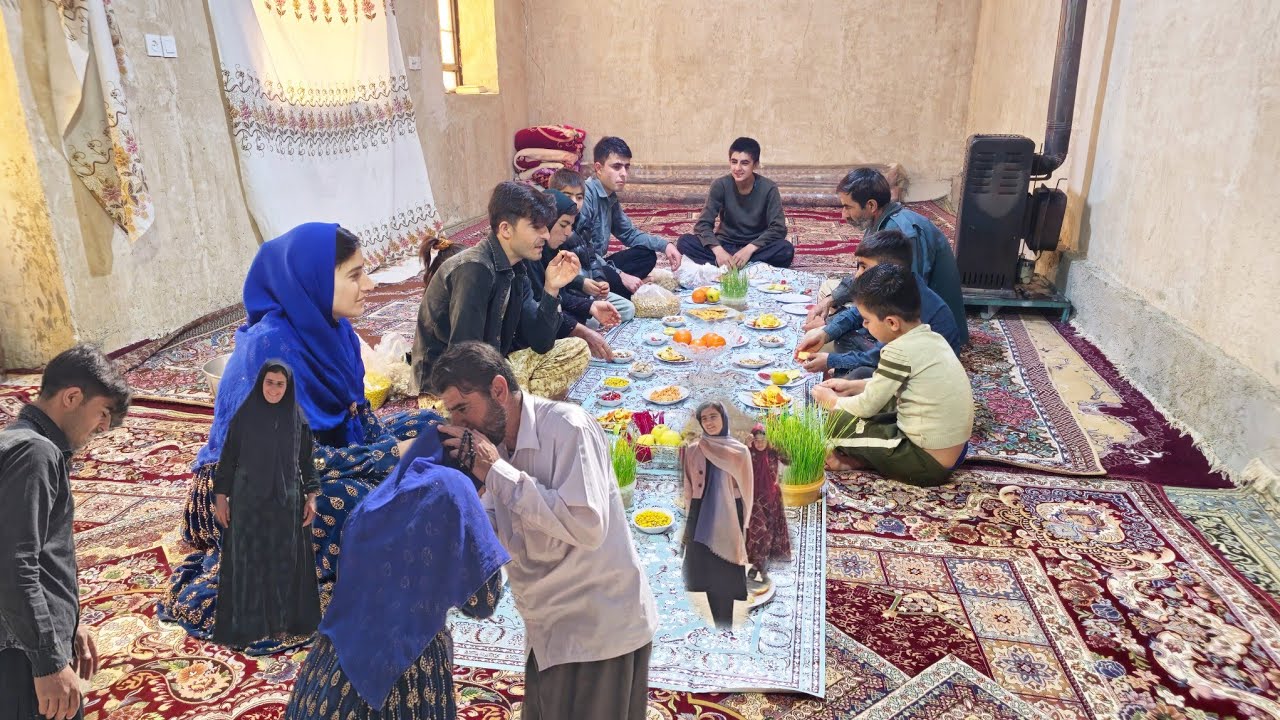 Celebrating Nowruz: Family Gathering & New Year Traditions | Village Life 🌱🎉