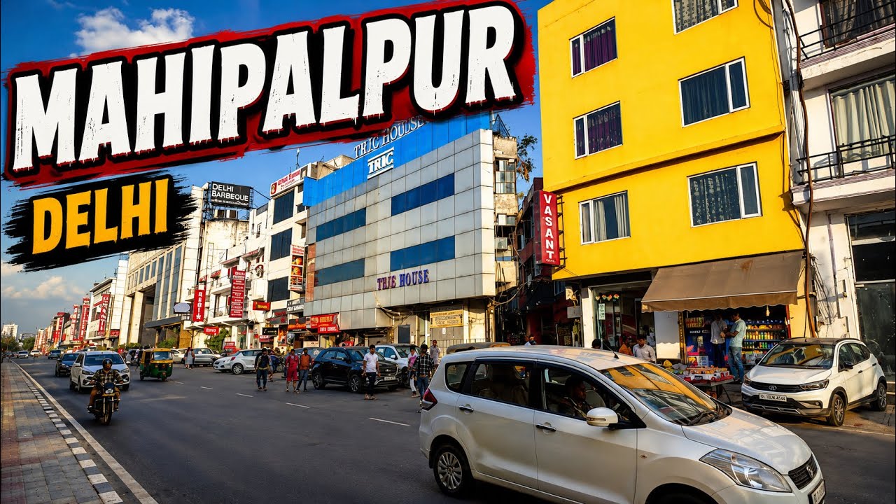 MAHIPALPUR Market , S-W Delhi | Line of HOTELS | Close to Indira Gandhi International Airport, Delhi