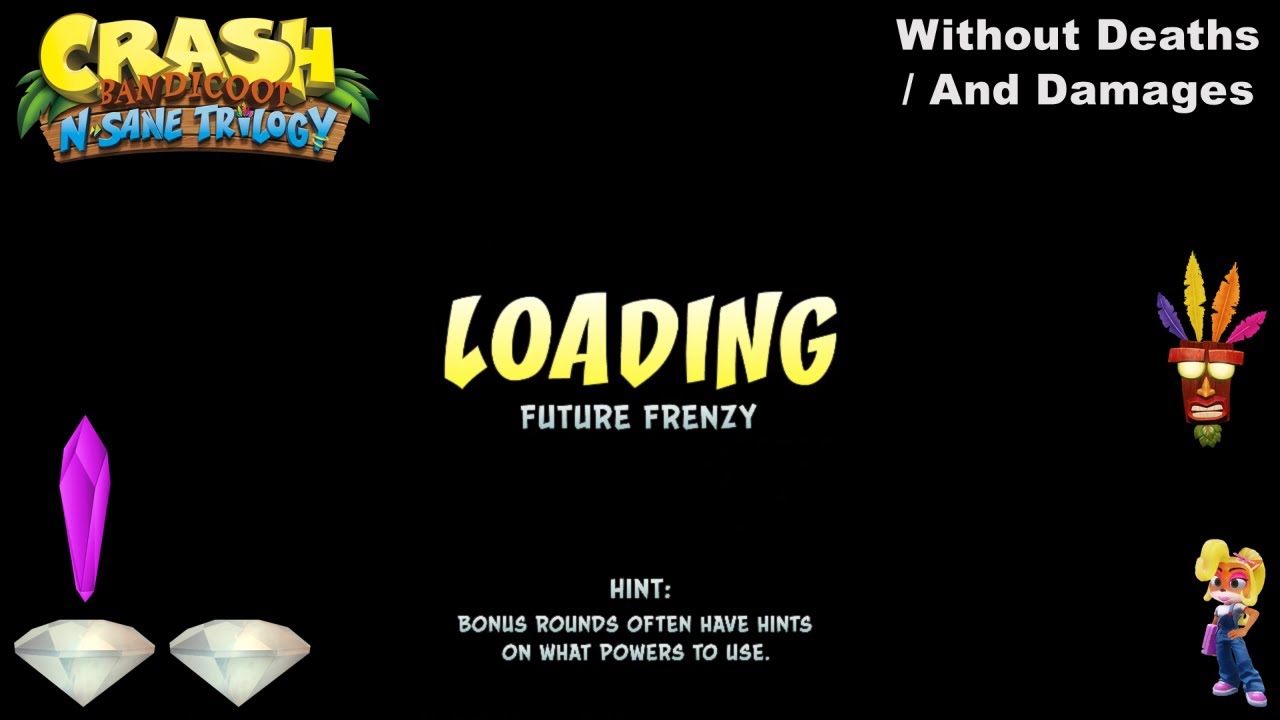 Crash Bandicoot 3 – Future Frenzy (Level #19 & #29): Crystal + Both Gems